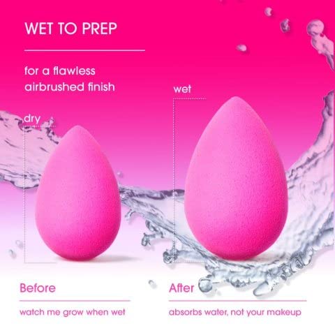 BEAUTYBLENDER Nude Makeup Sponge for a Flawless Natural Look, Perfect with Foundations, Powders & Creams