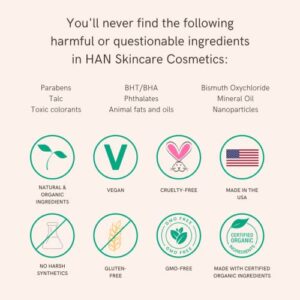 HAN Skincare Cosmetics Vegan, Cruelty-Free, Clean 3-in-1 Multistick for Cheeks, Lips, Eyes, Bordeaux Glow | 0.20 oz