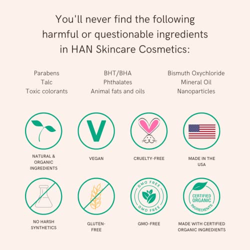 HAN Skincare Cosmetics Vegan, Cruelty-Free, Clean 3-in-1 Multistick for Cheeks, Lips, Eyes, Bordeaux Glow | 0.20 oz