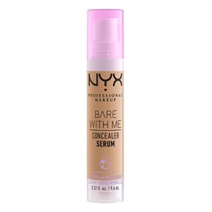 nyx professional makeup bare with me concealer serum, up to 24hr hydration – medium