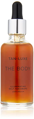 TAN-LUXE The Body - Illuminating Self-Tan Drops, 50ml - Cruelty & Toxin Free - Light/Medium