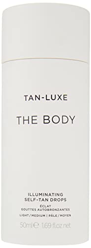 TAN-LUXE The Body - Illuminating Self-Tan Drops, 50ml - Cruelty & Toxin Free - Light/Medium