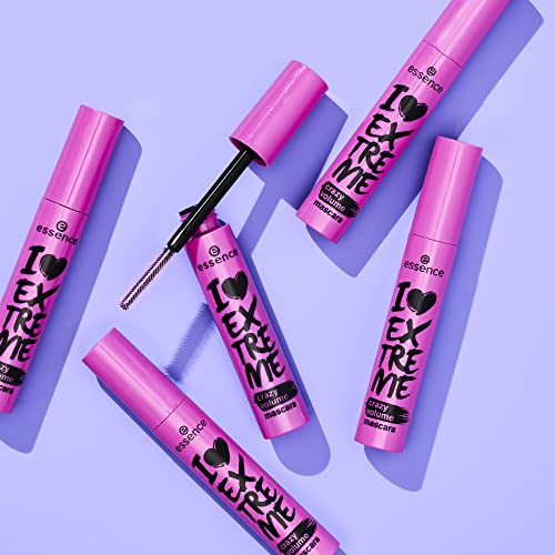 essence | I Love Extreme Volume Mascara Crazy Volume | Paraben Free | Cruelty Free | Black (Pack of 1, Crazy Volume)