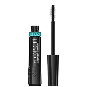 l’oreal paris telescopic lift waterproof mascara, lengthening and volumizing eye makeup, lash lift with up to 36hr wear, black, 0.33 fl oz ## national value updated on: 2022-12-07 ## new national title value: lift waterproof makeup mascara, instant lash l
