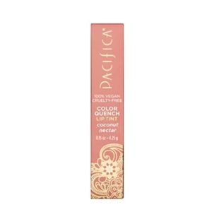 Pacifica Beauty Color Quench Lip Tint - Coconut Nectar, 0.15 Ounce