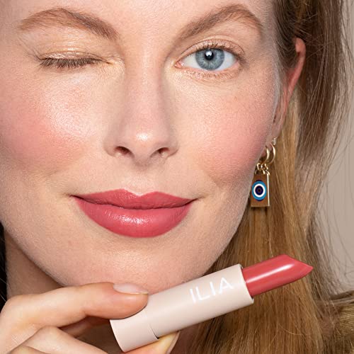 ILIA - Color Block Lipstick | Non-Toxic, Vegan, Cruelty-Free, Clean Makeup (Rococco (Petal Pink With Warm Undertones))