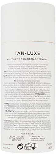 TAN-LUXE The Face - Illuminating Self-Tan Drops to Create Your Own Self Tanner, 30ml - Cruelty & Toxin Free - Light/Medium