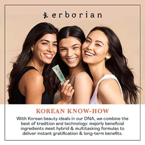 Erborian Color Correcting CC Cream with Centella Asiatica, Red Correct - Light Multi-Purpose Facial Concealer with Illuminating Finish Soothes & Hydrates - SPF Korean Skincare Skin Perfector - 1.5 Oz