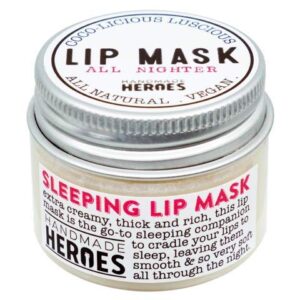 100% natural vegan hydrating lip mask and lip mask pack | overnight lip moisturizing mask and lip sleeping mask for dry lips. fragrance free, alcohol free intensive lip balm and lip masks therapy skin care (original – all nighter)