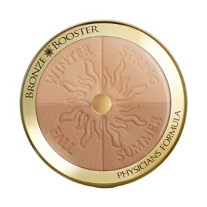 physicians formula bronze booster glow-boosting season-to-season light-to-medium bronzer makeup powder, dermatologist approved