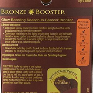 Physicians Formula Bronze Booster Glow-Boosting Season-to-Season Light-to-Medium Bronzer Makeup Powder, Dermatologist Approved