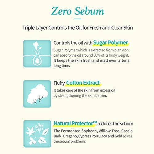 ETUDE Zero Sebum Drying Powder 4g New | Lightweight Oil Control No Sebum Loose Face Powder with 80% Mineral | Long Lasting for Setting or Foundation Makes Skin Downy