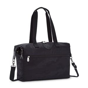 Kipling Ilia Laptop Tote Bag Black Camo Emb