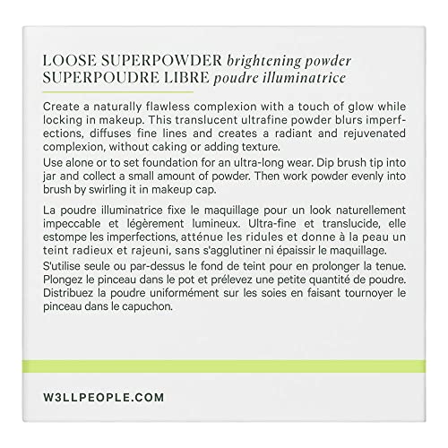 WELL PEOPLE - Loose Superpowder Brightening Powder | Plant-Based, Cruelty-Free Clean Beauty (0.21 oz | 6 g)
