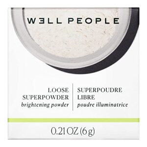 WELL PEOPLE - Loose Superpowder Brightening Powder | Plant-Based, Cruelty-Free Clean Beauty (0.21 oz | 6 g)