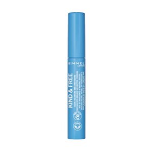 Rimmel KIND & FREE Clean Mascara, Cruelty-Free & Vegan, 001 Black, 0.23 Fl Oz