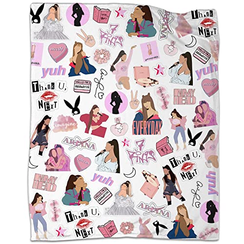 RWWSSK Pop Singer Throw Blanket Fans Birthday Gifts Blankets Party Supplies Decor Christmas Valentines Gifts 40"x50"