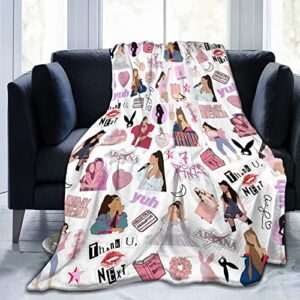 RWWSSK Pop Singer Throw Blanket Fans Birthday Gifts Blankets Party Supplies Decor Christmas Valentines Gifts 40"x50"