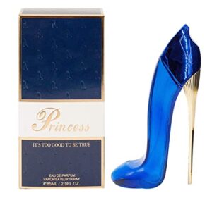 ebc princess high heel shoes blue eau de parfum for women, 85 ml / 2.9 fl oz