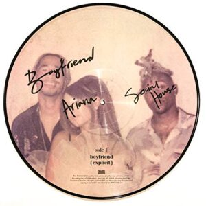 ariana grande & social house ‎– boyfriend picture disc limited edition vinyl