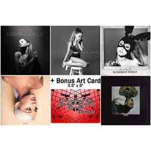 ariana grande: complete studio album discography – 5 audio cds + bonus art card