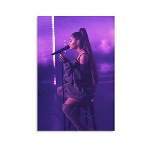 bivee ariana singer grande art poster 08x12inch(20x30cm) print aesthetic room wall decor for family bedroom office decorative posters gift wall