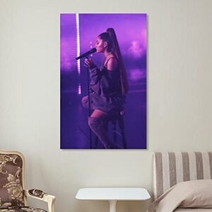 BIVEE Ariana Singer Grande Art Poster 08x12inch(20x30cm) Print Aesthetic Room Wall Decor for Family Bedroom Office Decorative Posters Gift Wall