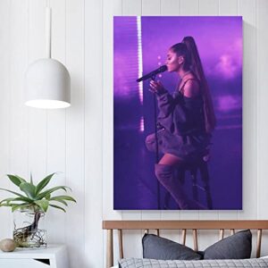 BIVEE Ariana Singer Grande Art Poster 08x12inch(20x30cm) Print Aesthetic Room Wall Decor for Family Bedroom Office Decorative Posters Gift Wall