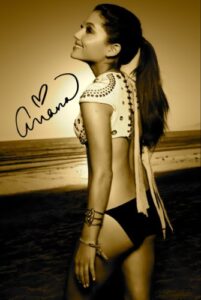 ariana grande as cat valentine victorious 8×10 reprint signed photo #3 rp