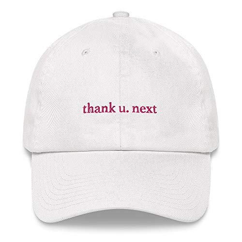 Thank You Next, Ariana Grande, Dad hat, Ariana Grande Cap, Dangerous Woman, Sorry not Sorry, Fragrance, Gift, Sassy Girl. White