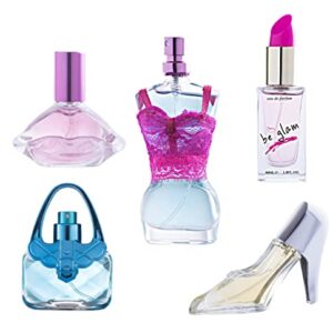 SCENTED THINGS Fashion Chest Body Spray Girl Perfume, Eau De Parfum Teen Girl Gifts, 5 Piece Set