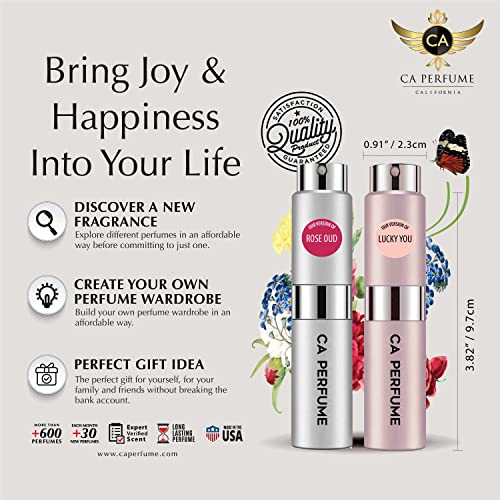 CA Perfume Impression of Ariana G. Cloud For Women Replica Version Fragrance Dupes Concentrated Long Lasting Eau de Parfum Spray Refillable Atomizer Bottle 0.27 Fl Oz/8ml-X1