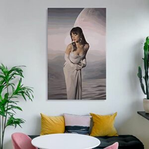 NOGAY Ariana Singer Grande Wall Poster Wall Art Decor, Vogue Prints, Fashion Wall Decor, Vintage Vogue Posters 16x24inch(40x60cm)