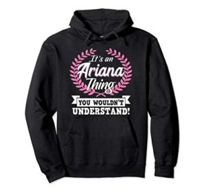 it’s an ariana thing you wouldn’t understand name pullover hoodie