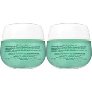 Garnier SkinActive Moisture Rescue Face Moisturizer, Normal Combo, 1.7 Ounce (Pack of 2)