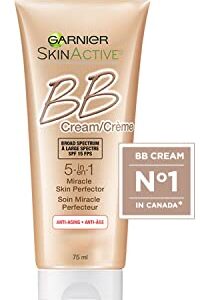 Garnier SkinActive BB Cream Anti-Aging Face Moisturizer, Light Medium, 2.5 Ounce