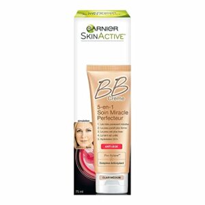 Garnier SkinActive BB Cream Anti-Aging Face Moisturizer, Light Medium, 2.5 Ounce