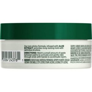 Garnier Fructis Style Pure Clean Finishing Paste for Hair, 2 Ounce Jar, (Packaging May Vary)