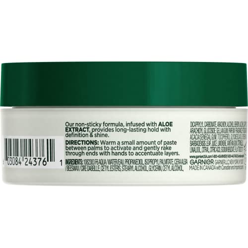 Garnier Fructis Style Pure Clean Finishing Paste for Hair, 2 Ounce Jar, (Packaging May Vary)