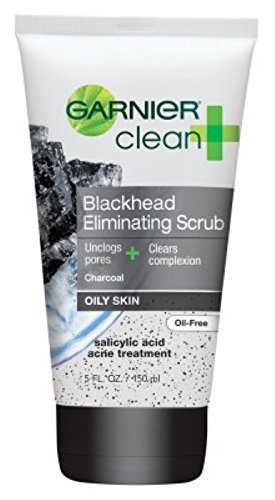 Garnier Clean Scrub Blackhead Eliminating 5 Ounce (145ml) (3 Pack)