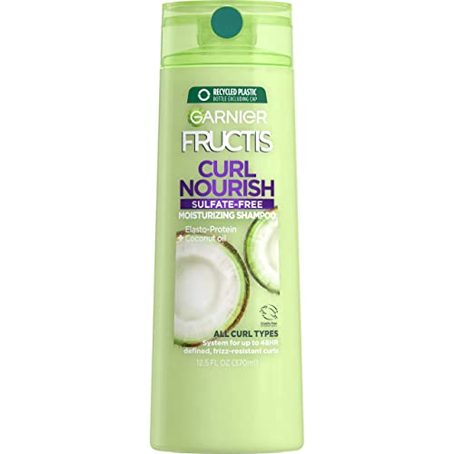 Garnier Hair Care Fructis Triple Nutrition Curl Nourish Shampoo, 12.5 Fluid (Packaging May Vary)