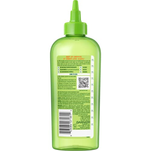 Garnier Fructis Sleek & Shine Glass Hair Water 10 Second Liquid Rinse Out, 98 Percent Naturally Derived Lamellar, for Shiny Hair (Packaging May Vary)