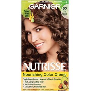 garnier nutrisse nourishing color creme light natural brown [60] 1 ea (pack of 3)