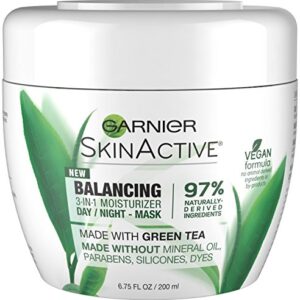 Garnier SkinActive 3-in-1 Face Moisturizer with Green Tea, Oily Skin, 6.75 fl. oz.