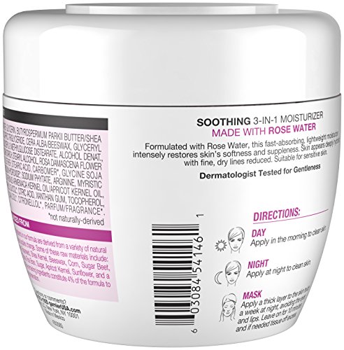 Garnier SkinActive 3-in-1 Face Moisturizer with Rose Water, 6.7 Fl Oz (Pack of 1)