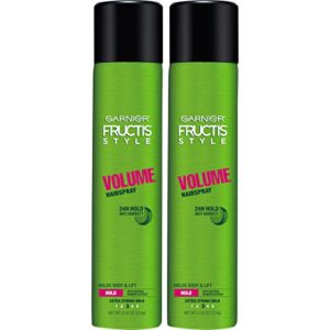 garnier hair care fructis style volume anti-humidity hairspray, 8.25 ounce (pack of 2)