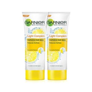 garnier skin naturals light complete facewash, 100 ml (pack of 2)
