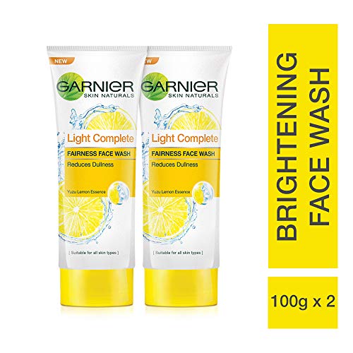 Garnier Skin Naturals Light Complete Facewash, 100 ml (Pack of 2)