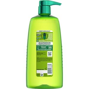 Garnier Fructis Pure Moisture Hydrating Shampoo for Dry Hair and Scalp, Paraben-Free, Silicone-Free and Vegan Hair Care, 33.8 Fl Oz