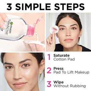 Garnier SkinActive Micellar Cleansing Water, For All Skin Types, 13.5 fl oz + Micellar Cleansing Water, For Waterproof Makeup, 3.4 fl oz